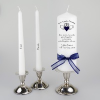 Personalised Claddagh wedding Unity Candle